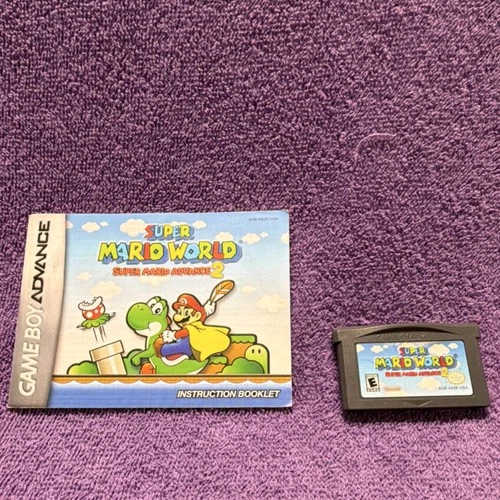Nintendo Super Mario World Super Mario Advance 2 Manual GBA E NTSC-U/C