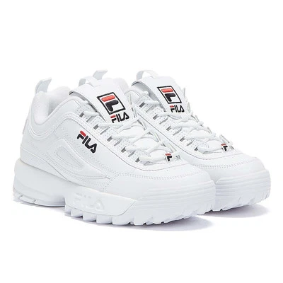 Fila Disruptor II White Premium Trainers For Women & Men