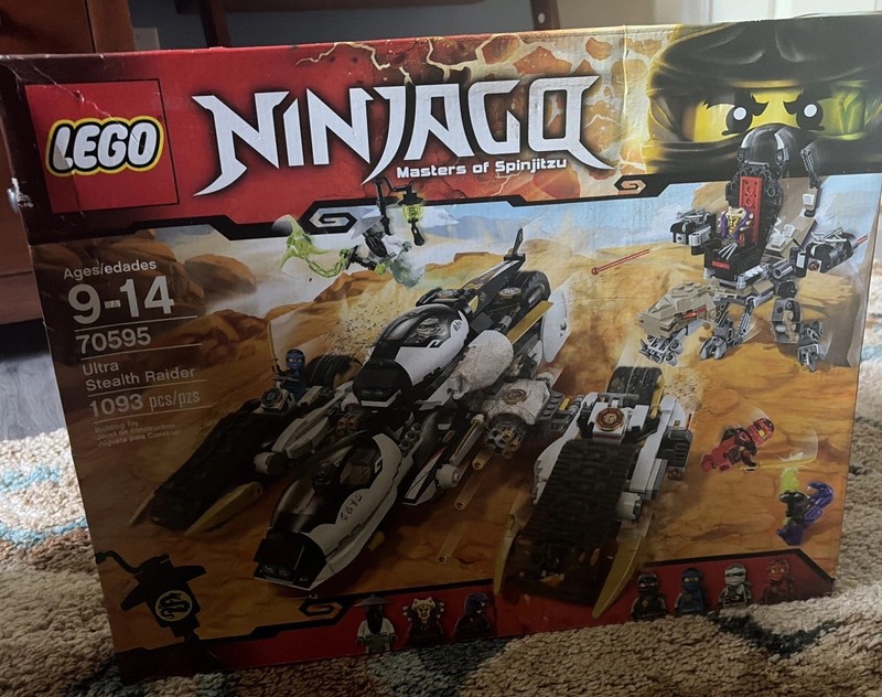 Lego Ninjago Ultra Stealth Raider New Still Sealed 70595 Masters Of Spinjistsu