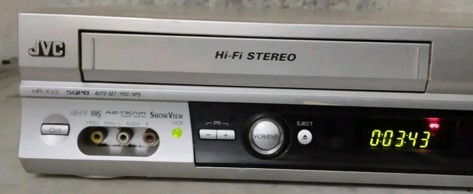 JVC HR-XV2E VIDEOREGISTRATORE VHS 6 TESTINE STEREO CON TELECOMANDO - Immagine 4 di 4
