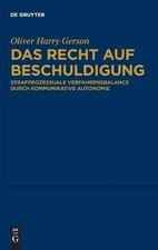 Oliver Harry Gerson Das Recht auf Beschuldigung (Hardback)
