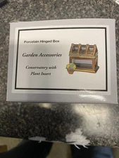 Conservatory Greenhouse PHB Porcelain Hinged Box by Midwest of Cannon Falls