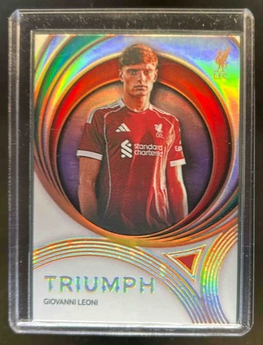 2025-26 Futera Liverpool FC Platinum Giovanni Leoni Triumph #16/20