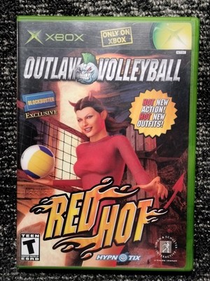 Outlaw Volleyball Red Hot (Microsoft Xbox 2003) Complete w/ Manual CIB