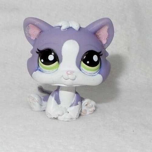 Littlest Pet Shop Chat à poil court assis #1994 Hasbro Authentique LPS - France