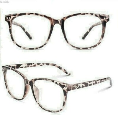 Happy Store CN81 Large Oversized Bold Frame UV 400 Clear Mixed B Glasses
