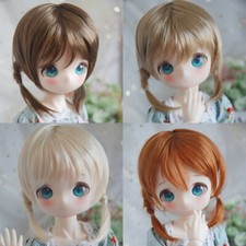 1/8 1/6 1/4 1/3 Modern Short BJD Wigs Double Ponytail Synthetic Mohair Hair Wig