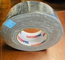 GafferPro Premium Professional Gaffer's Tape Black 2"x55 yds.