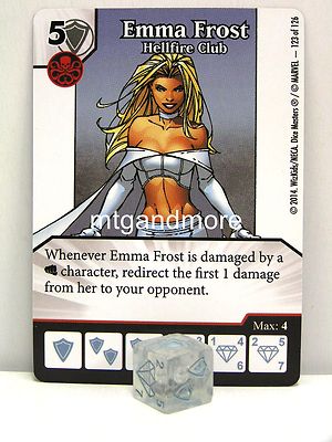 Marvel Dice Masters - #123 Emma Frost Hellfire Club - The Uncanny X-Men