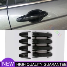 For HONDA CR-V 2007-2011 Real Carbon Fiber Exterior Door Handle Bowl Cover Trim