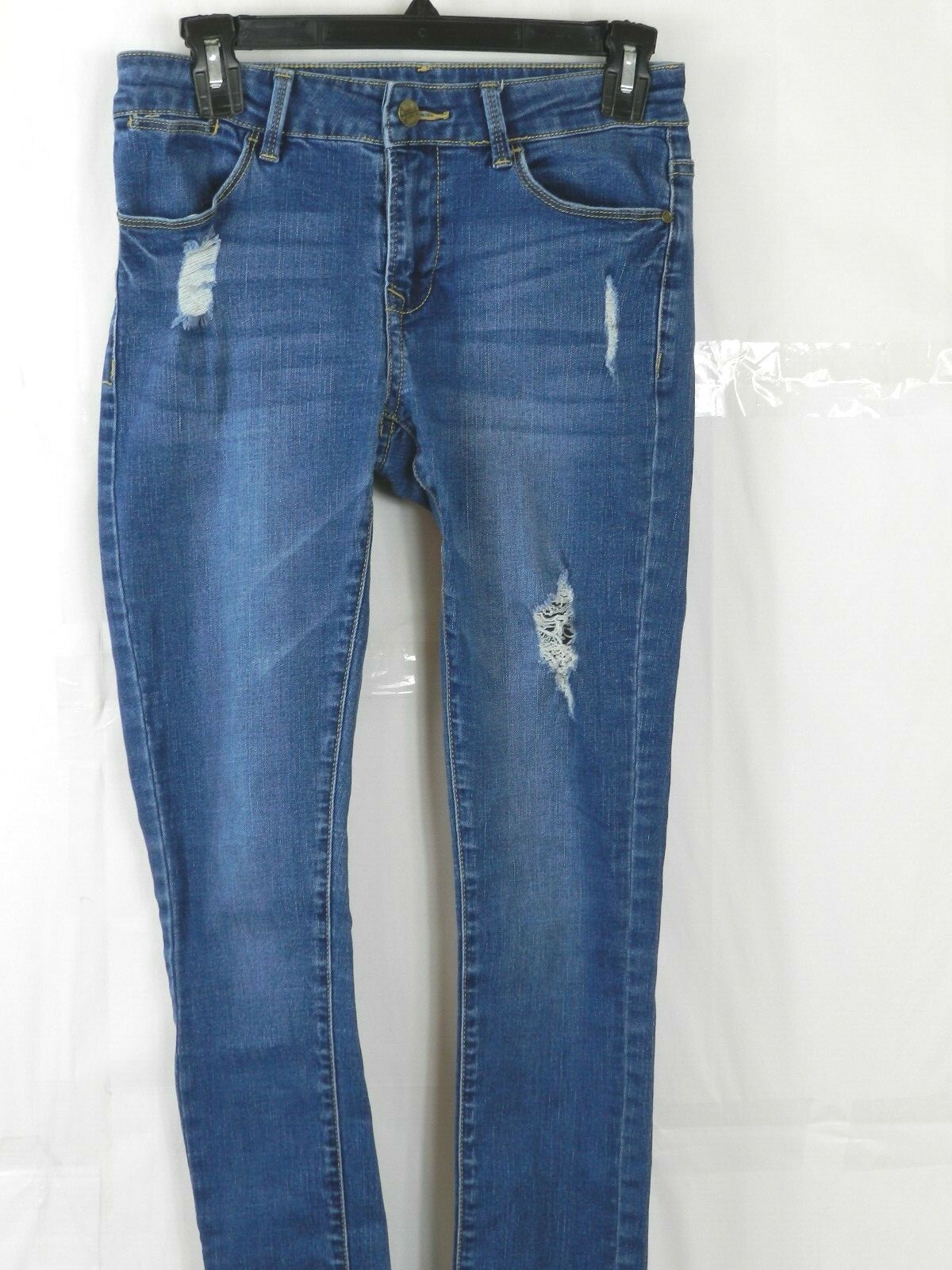 Fashion  Skinny Jeans Womens Size 4 Distressed Skinny Jeans-image