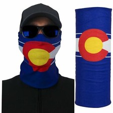 Colorado State Flag Multifunctional Scarf, Headband, Neck Gaiter or Bandana
