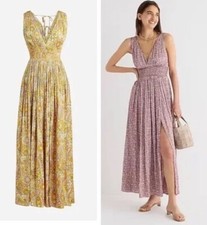 NEW J. Crew Collection Womens Dress Size 10 Gathered Tie Back in Mini Floral