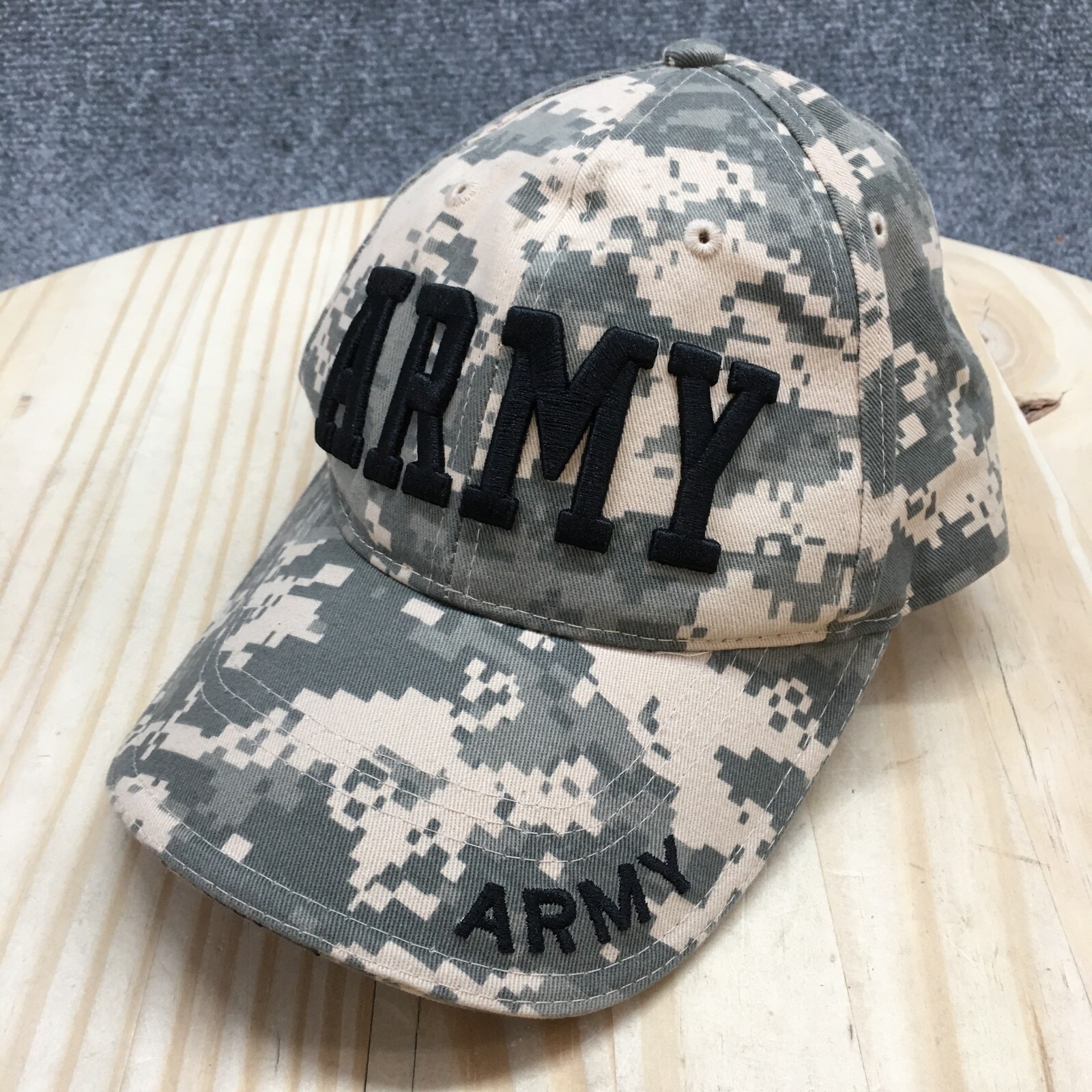 Army Rothco Baseball Cap Mens Brown Camo One Size Adjustable Embroidered Logo