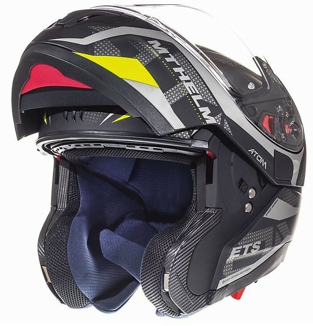 Casco Modulare doppia Visiera mt Atom-sv Divergence Matt-grey Taglia L  59/60 cm | Acquisti Online su eBay