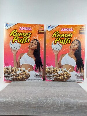 Angel Reese WNBA Reeses Puffs Cereal 2 Boxes 11.5oz CHICAGO SKY Limited ...