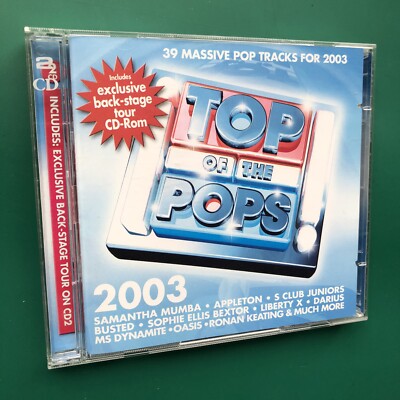 TOP OF THE POPS 2003 Eurodance House Europop 2x CD Appleton Darius NSYNC Scooter