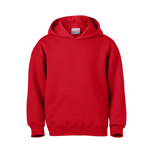 Soffe Youth Classic Hooded Sweatshirt - B9289 - Picture 8 of 9