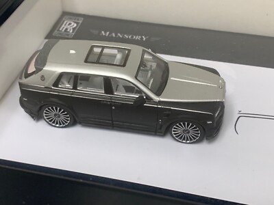 1/64 Time Model Rolls Royce Cullinan Mansory Edition in Black and
