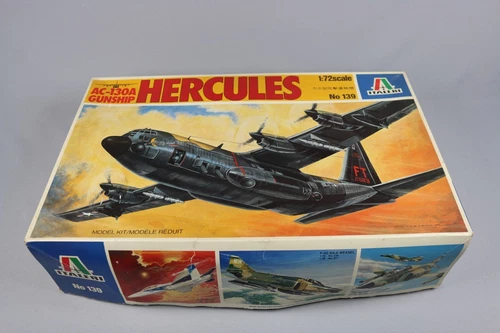 ZF019 ITALERI 1/72 MODEL IMITATION AIRCRAFT 139 AC-130A HERCULES GUNSHIP