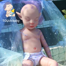 18" Avatar Reborn Baby Doll Soft Body Realistic Newborn with Clothes  Bottle