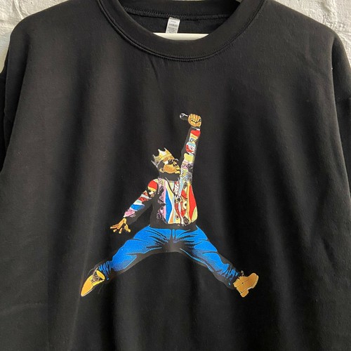 Actual Fact Biggie X Jordan Estampado Negro Sudadera - Imagen 2 de 3
