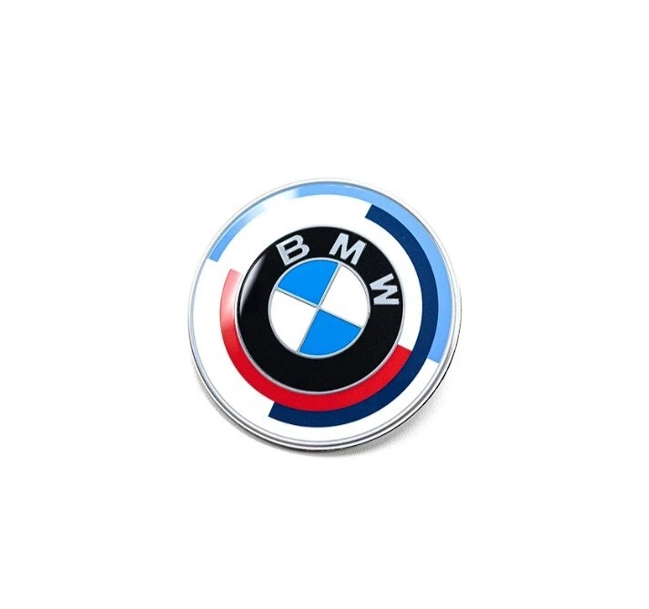 OEM BMW Emblem Special Edition 82MM 2-PIN Front Hood/Trunk Rear Roundel Badge - Image 2 of 4