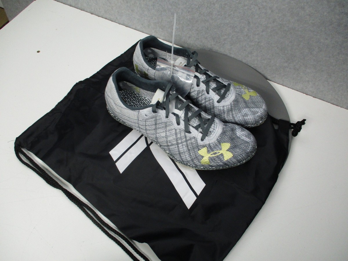 Under Armour HOVR Shakedown Track Running Shoes Gray Gold 