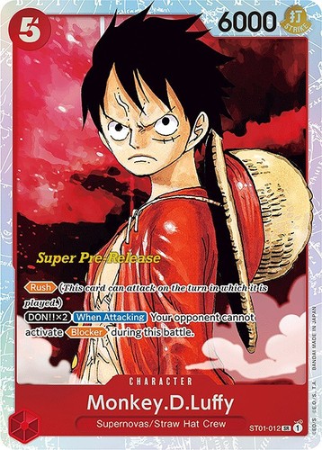 ワンピースカード ルフィ 3周年記念の特別版 Winner英語 ST01-012 Monkey.D.Luffy - ST01-012 (3rd Anniversary) ST01-012 | eBay