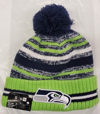 Seattle Seahawks New Era Sport Cuffed Knit Stocking Cap - NFL
