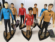 1991 Hamilton Star Trek 11" Vinyl Action Figure Collection-Your Choice 9 w Stand