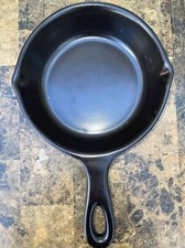 Black Ceramic Stoneware Pan Skillet Model DC 212 Made In USA