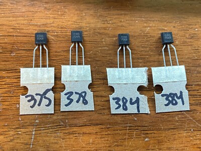 2 Matched Pairs of KSC1845FTA New OnSemi transistors HFE matched to 1% 
