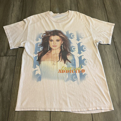 Kelly Clarkson Addicted Tour Unisex T-Shirt All Size S To 5XL White