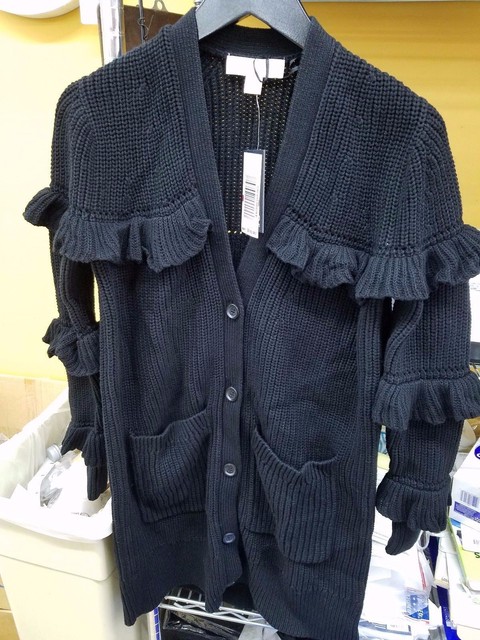 michael kors long cardigan sweater