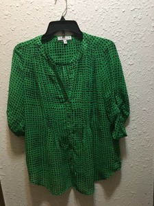 chaus roll tab blouse