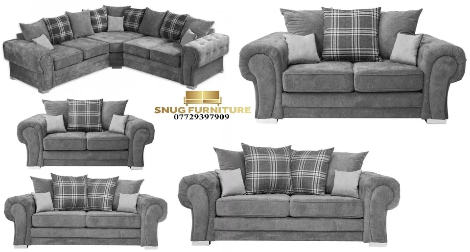 Verona Scatter Back 2c2 Corner/ 3+2 seater Sofa set/ 3 Seater/ 2 seater Sofa