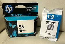 LOT of 2 OEM Genuine HP 56 Black C6656AN Ink Cartridges, NEW SEALED