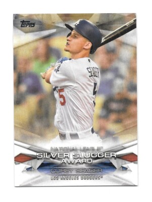2018 Topps Series 1 COREY SEAGER Gold MLB AWARDS 37/50 - LA DODGERS - #MLBA-38