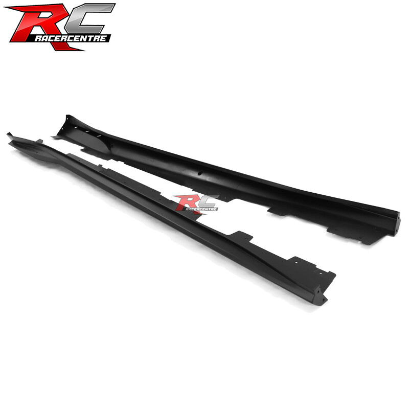 Fit 16-24 Chevy Camaro IKON V3 Style Side Skirts Extension PP Matte Black 4PCS