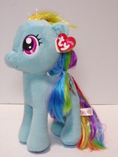 TY Sparkle Rainbow Dash MY LITTLE PONY 2017 Hasbro 10" Plush 062824WT3