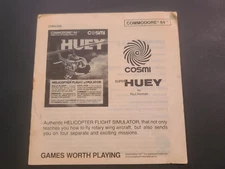 Cosmi Software Super Huey For Commodore 64/128 (1985) Operation Manual