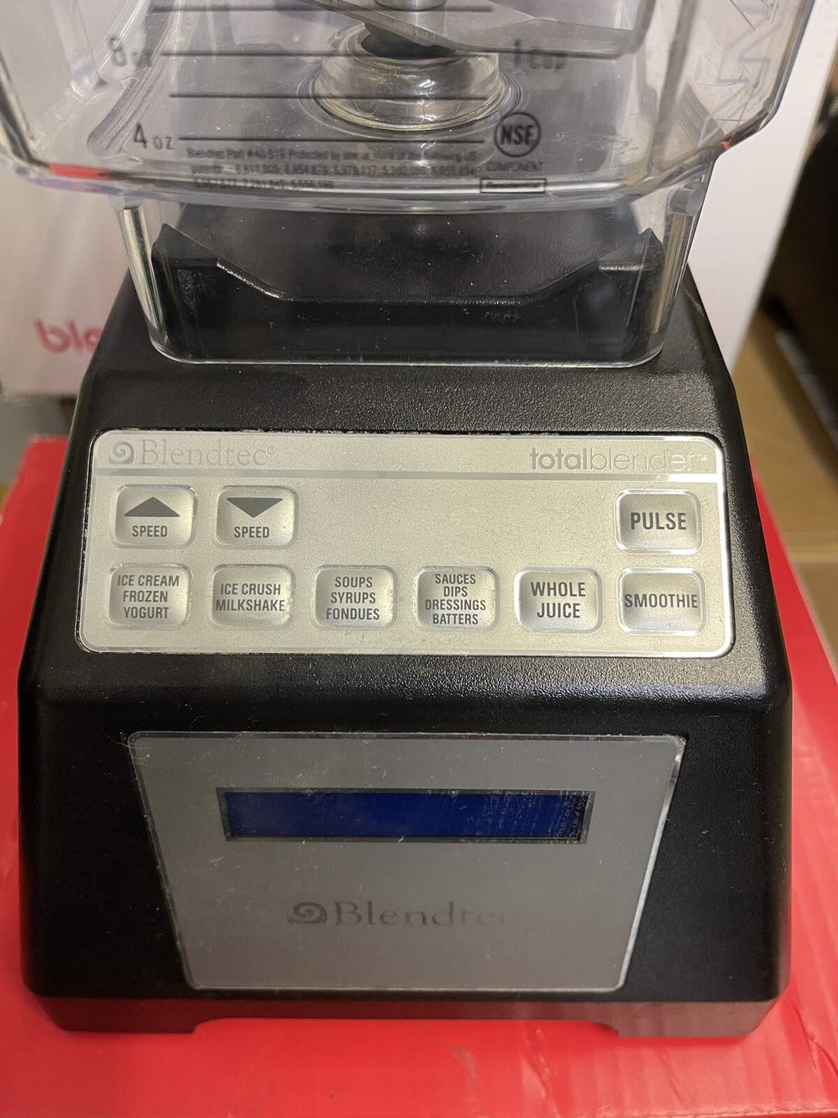 Blendtec Total Blender ES3 With Wildside+ BPA Free Jar Classic Black