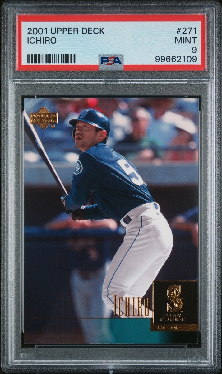 2001 UD #271 ICHIRO ROOKIE RC PSA 9 | eBay
