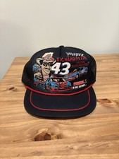 Vintage 80's Richard Petty Snapback Trucker Hat Kandi Tops The King Rules STP