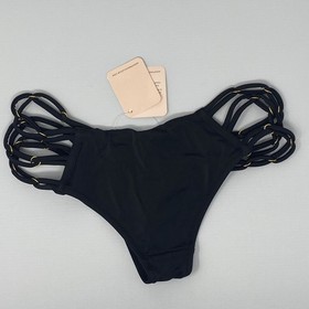 Agent Provocateur Montana Black Cage Bikini Bottom AP2 Small New