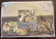 Croscill Home King Sheet Set 300 Thread Count Cotton West Coast 6731