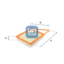 UFI Luftfilter 30.645.00 Filtereinsatz für PEUGEOT PROACE CITROËN 208 TOYOTA Bus
