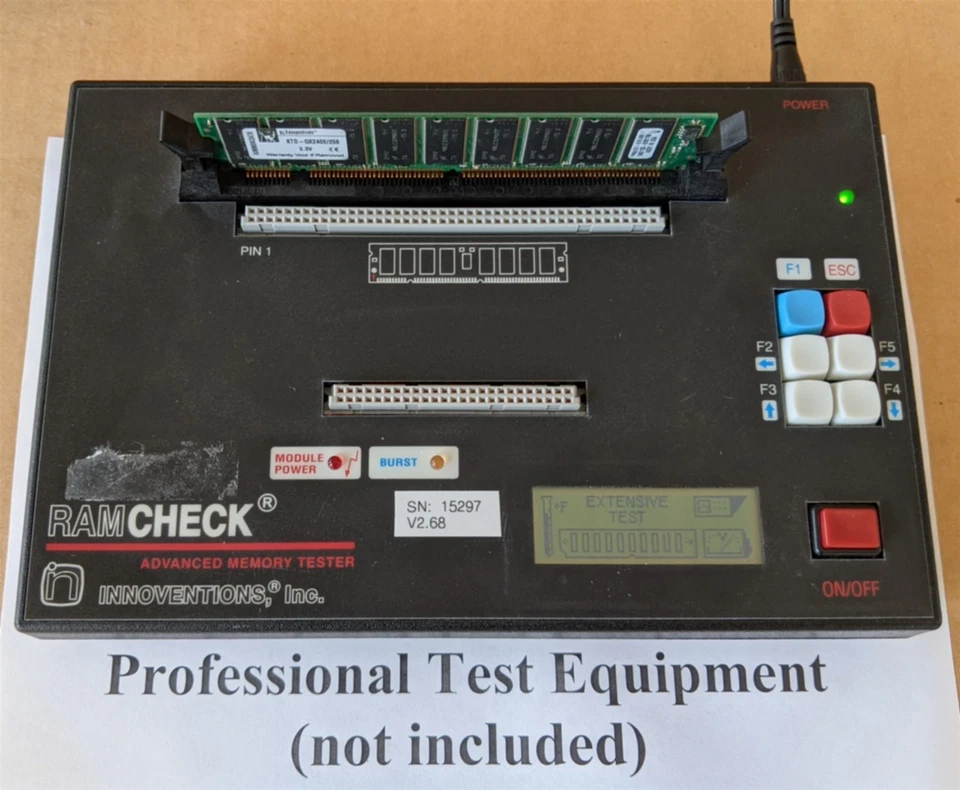 256MB PC-133 CRUCIAL CT32M64S4W7E.16F CL2 MICRON Laptop Ram Stick PC133 SDR 3.3V - Image 3 of 3