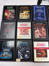 Atari 2600 Woodgrain Console | 4 Switch | Tested | Works | 29 Games | CX2600A